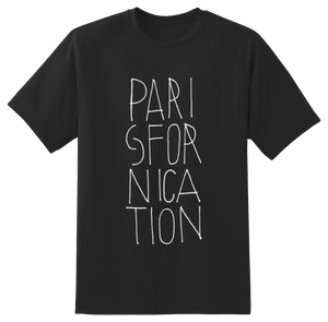 "Parisfornication" - T-shirt (Black)