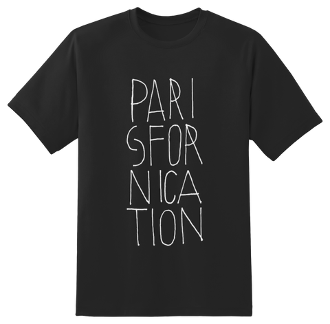 "Parisfornication" - T-shirt (Black)